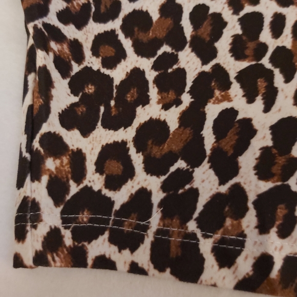 050. Leopard Print Crop Spaghetti Straps Camisole  Size S - Picture 11 of 16